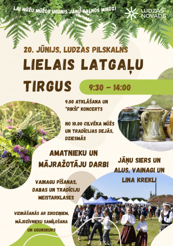 Lielais Latgaļu tirgus Ludzā 2026